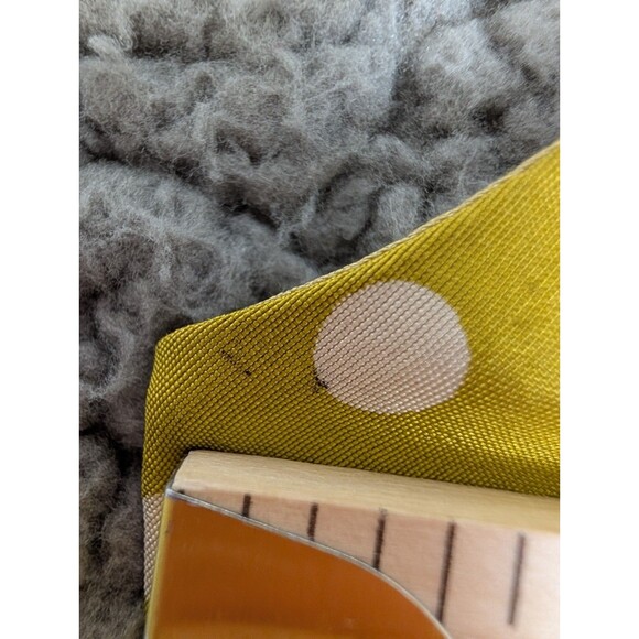 J Crew Dress Womens Size 4 Yellow 100% Silk Rosette Artsy Event Wedding Party - Picture 8 of 15